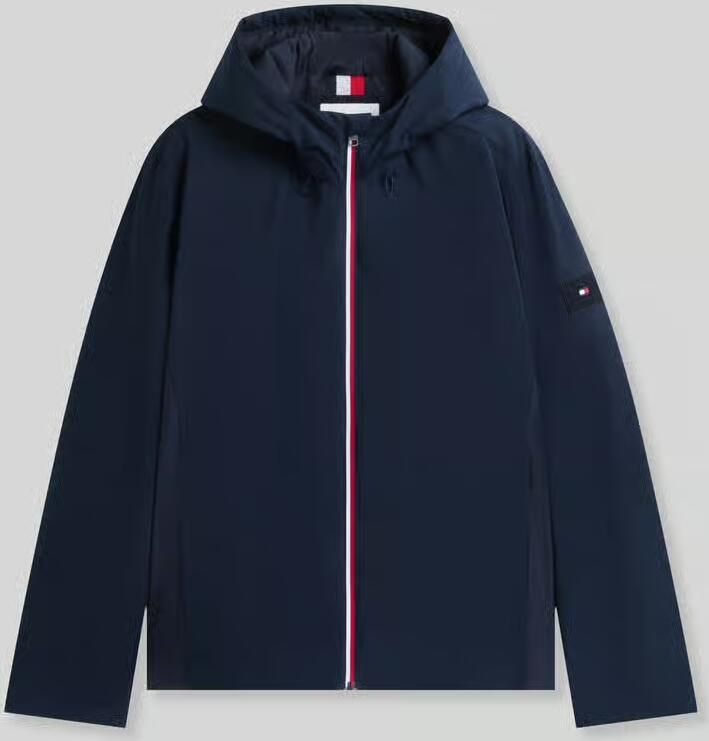 Tommy Hilfiger Functioneel jack met ritssluiting met contrast
