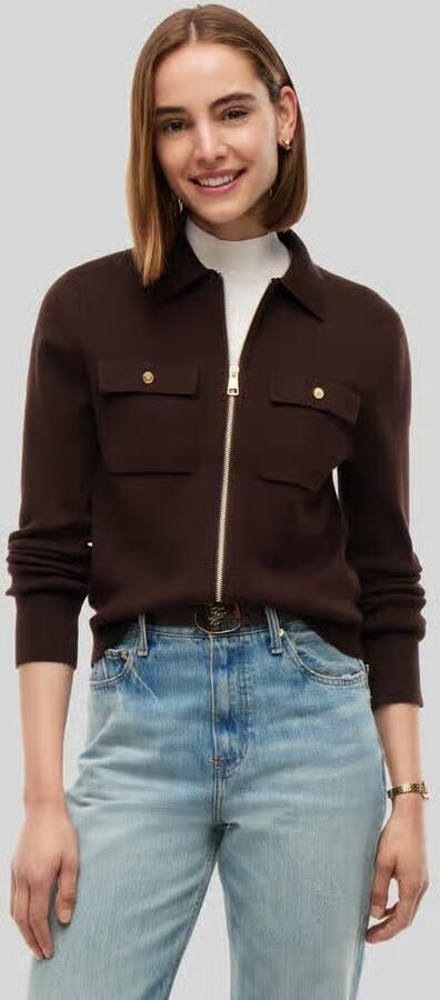 Tommy Hilfiger Gebreid jack met borstzakken - Foto 3