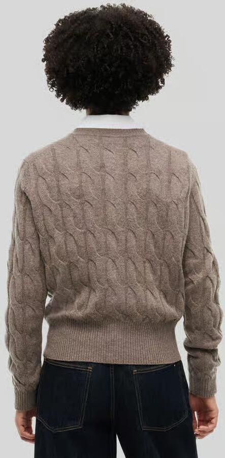 Tommy Hilfiger Gebreid jack van wol met logodetail - Foto 2