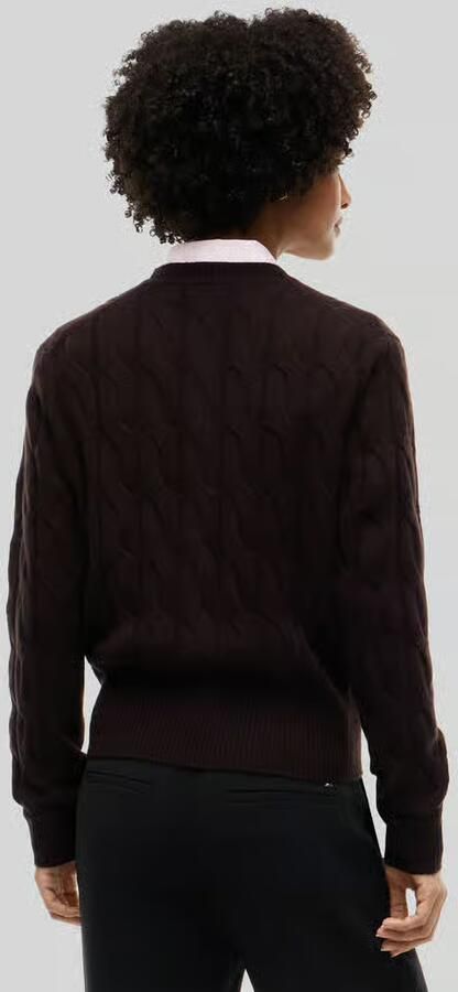 Tommy Hilfiger Gebreid jack van wol met logodetail - Foto 2