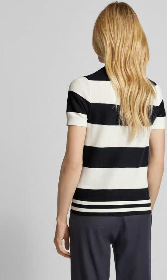 Tommy Hilfiger Gebreid shirt met logostitching model 'RUGBY'