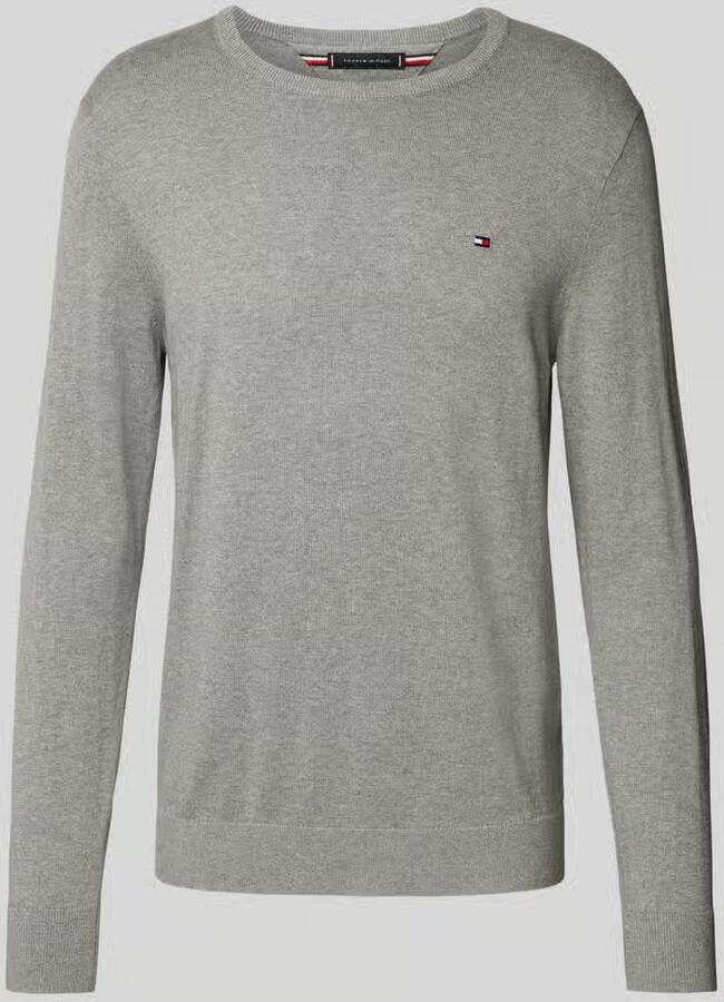 Tommy Hilfiger Trui met ronde hals ESSENTIAL COTTON CREW NECK 100% katoen crewneck regular fit premium mode - Foto 13