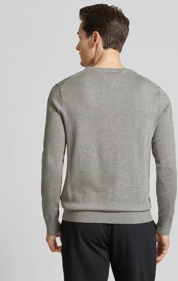 Tommy Hilfiger Trui met ronde hals ESSENTIAL COTTON CREW NECK 100% katoen crewneck regular fit premium mode - Foto 13