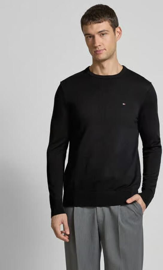 Tommy Hilfiger Trui met ronde hals ESSENTIAL COTTON CREW NECK 100% katoen crewneck regular fit premium mode - Foto 17
