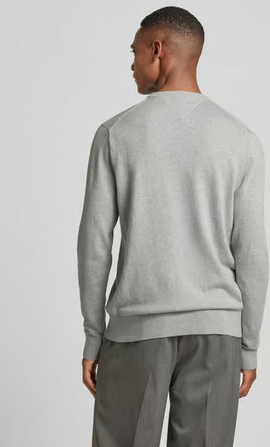 Tommy Hilfiger Regular fit gebreide pullover van een mix van katoen en kasjmier - Foto 4