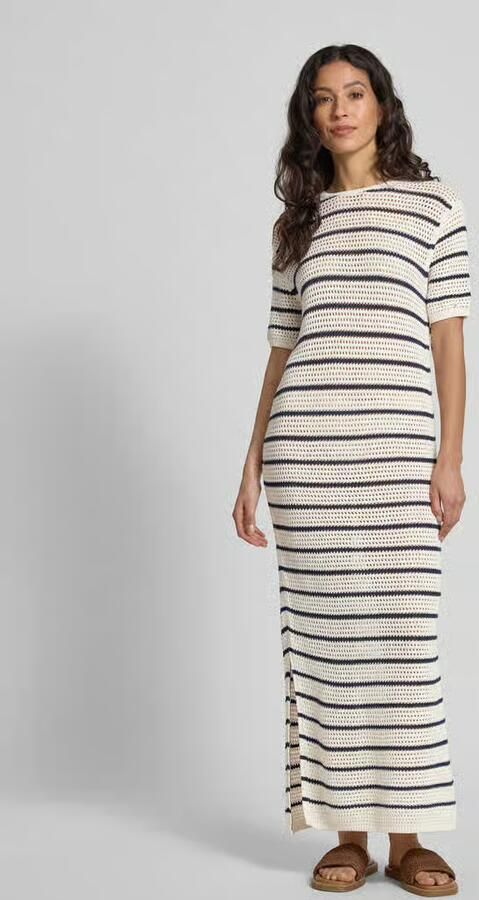 Tommy Hilfiger Regular fit gehaakte jurk van katoenmix - Foto 2