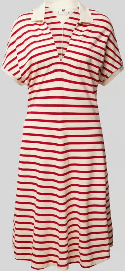 Tommy Hilfiger Getailleerde mini-jurk in polostijl van lyocellmix - Foto 2