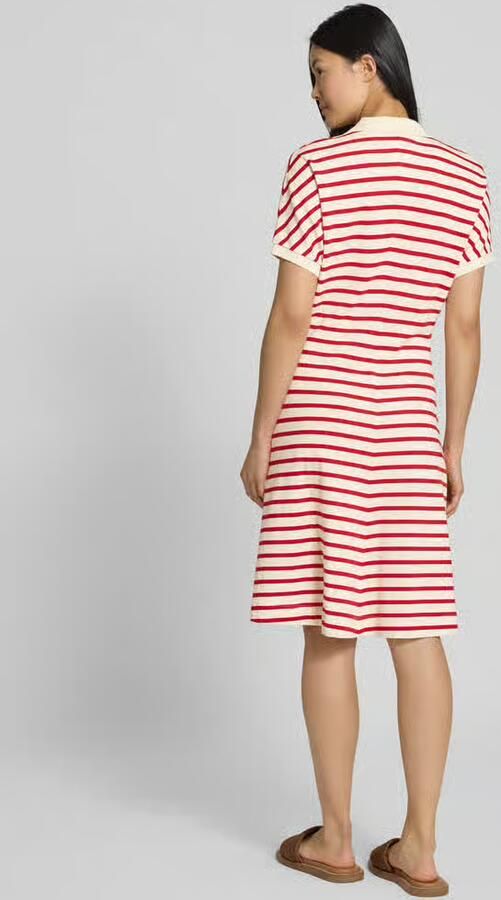 Tommy Hilfiger Getailleerde mini-jurk in polostijl van lyocellmix - Foto 3