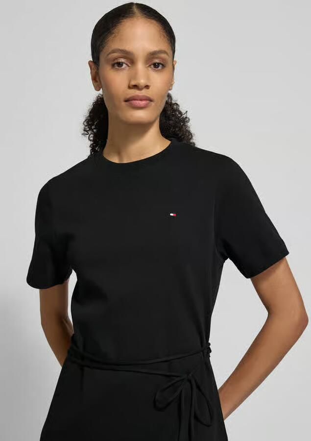 Tommy Hilfiger Getailleerde sweatjurk van puur katoen - Foto 2