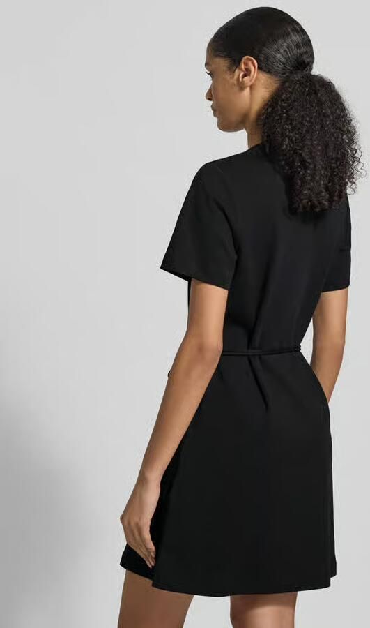 Tommy Hilfiger Getailleerde sweatjurk van puur katoen