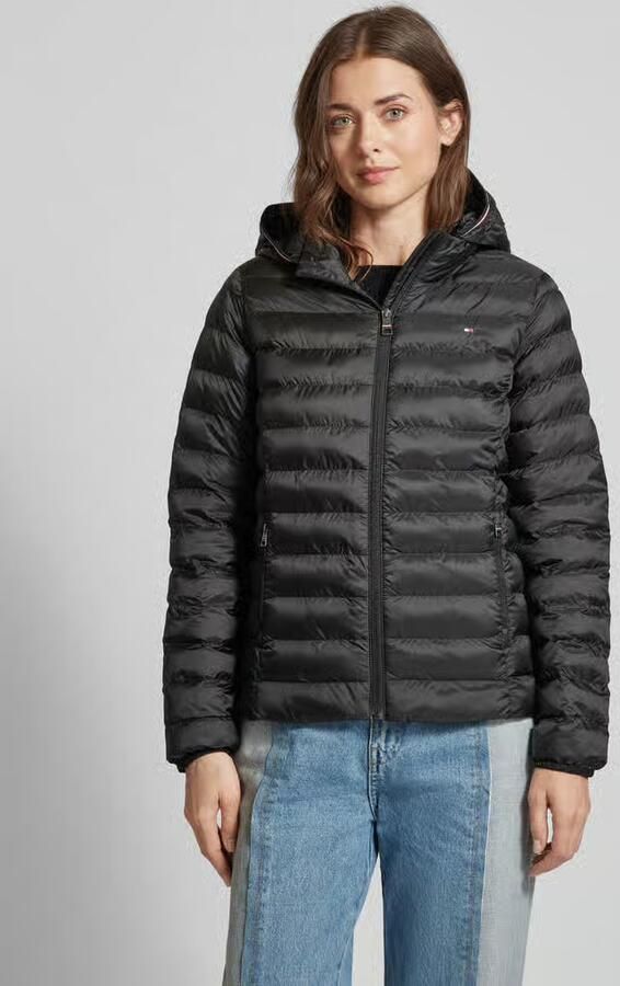 Tommy Hilfiger Gewatteerde jas LW PADDED GLOBAL STRIPE JACKET met global stripe op de capuchon (Global Serie TH VROUWEN) - Foto 8