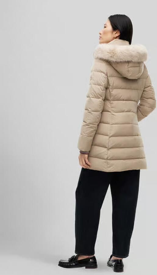 Tommy Hilfiger Gewatteerde mantel met capuchon van teddybont model 'TYRA' - Foto 2