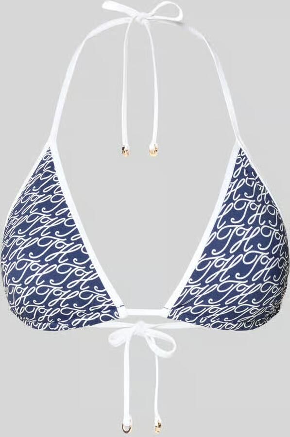 Tommy Hilfiger Halter bikinitop met labelprint - Foto 2