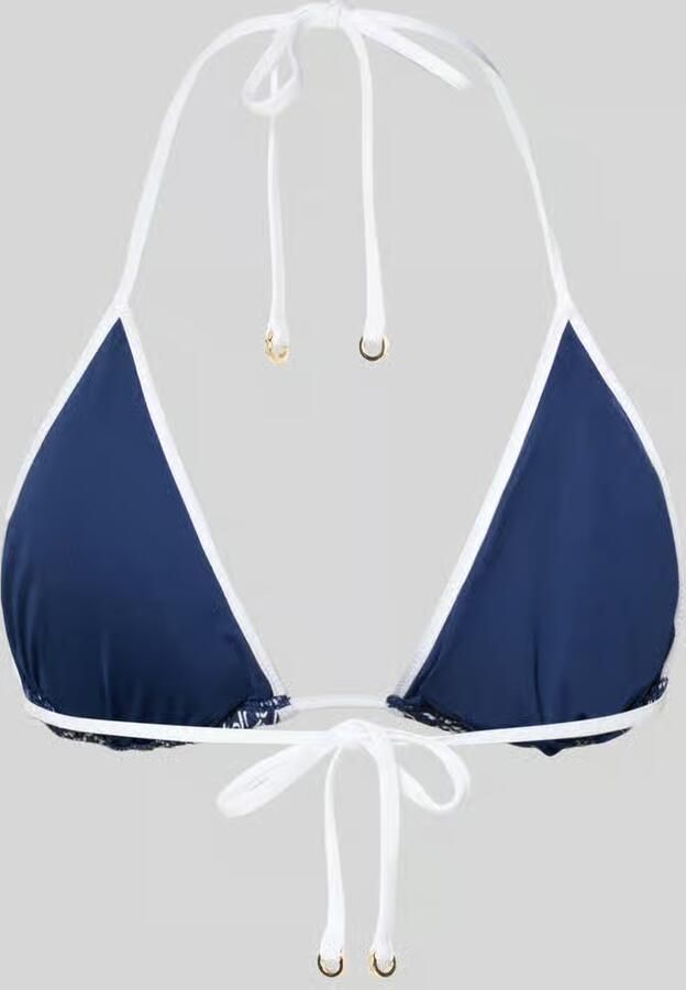 Tommy Hilfiger Halter bikinitop met labelprint