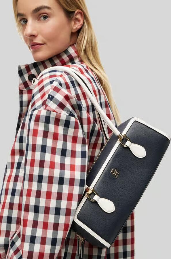 Tommy Hilfiger Handtas in leerlook model 'TH GRACE SHOULDER BAG' - Foto 3
