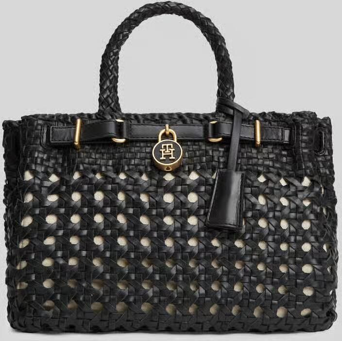 Tommy Hilfiger Handtas met echte buffelleer model 'AMERICAN ICON MINI TOTE' - Foto 2