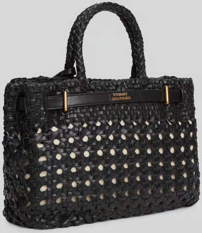 Tommy Hilfiger Handtas met echte buffelleer model 'AMERICAN ICON MINI TOTE' - Foto 2