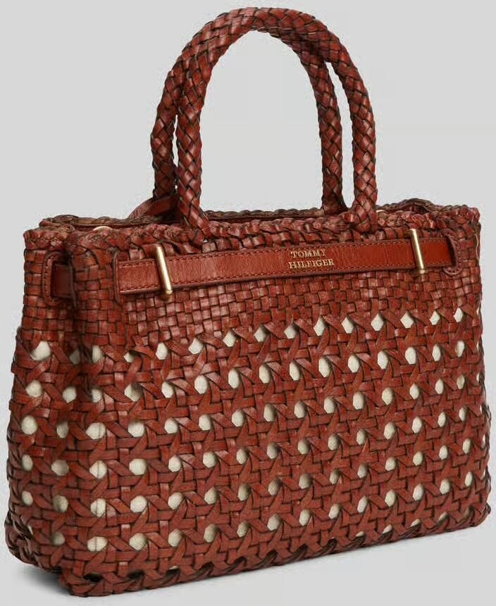 Tommy Hilfiger Handtas met echte buffelleer model 'AMERICAN ICON MINI TOTE' - Foto 2