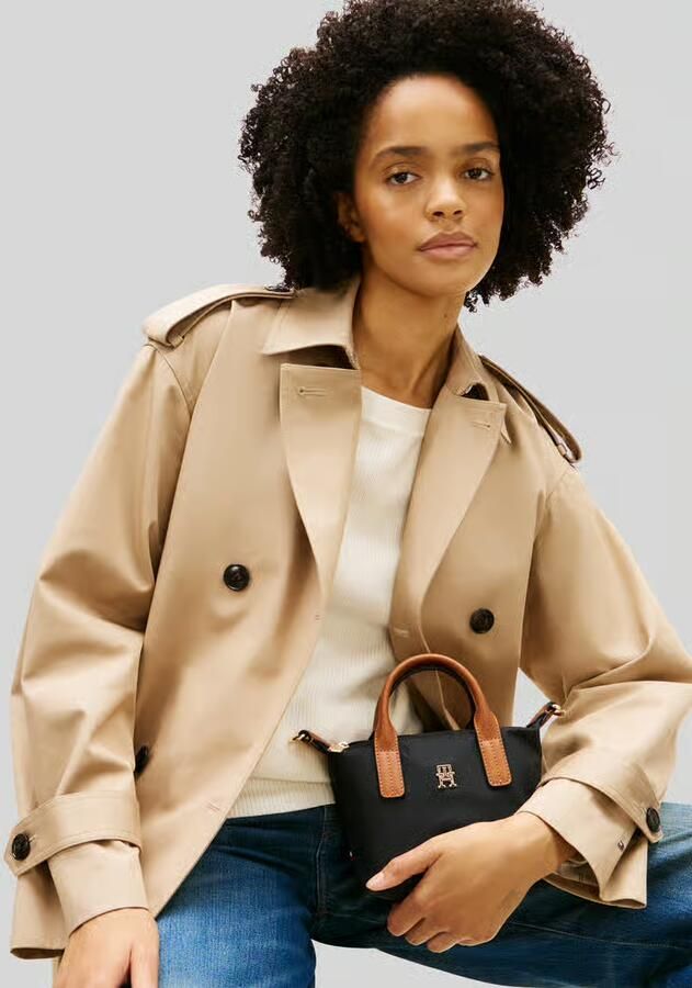 Tommy Hilfiger Tas met logo-applicatie van metaal model 'POPETTE MICRO' - Foto 2