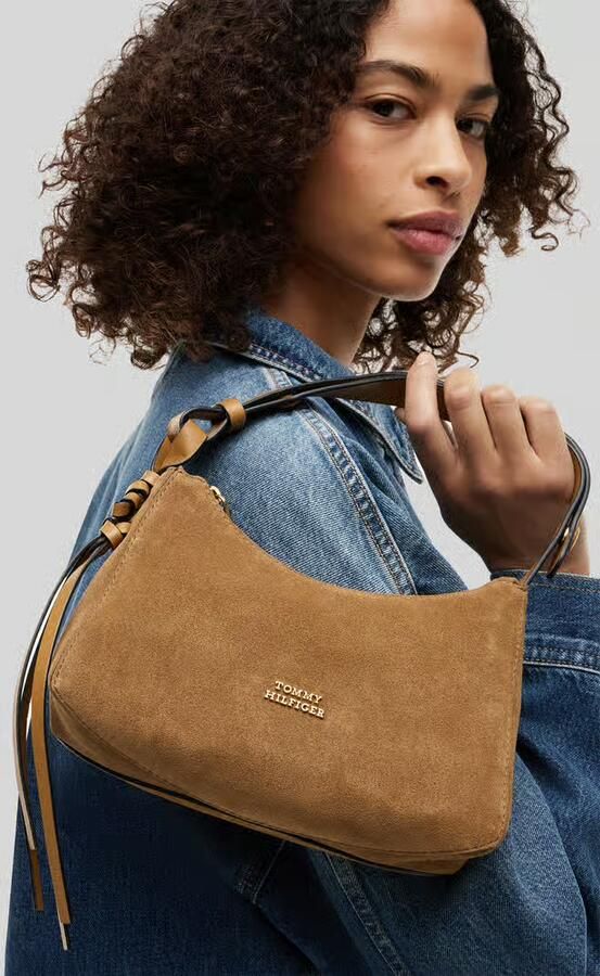 Tommy Hilfiger Handtas van echt rundleer - Foto 3
