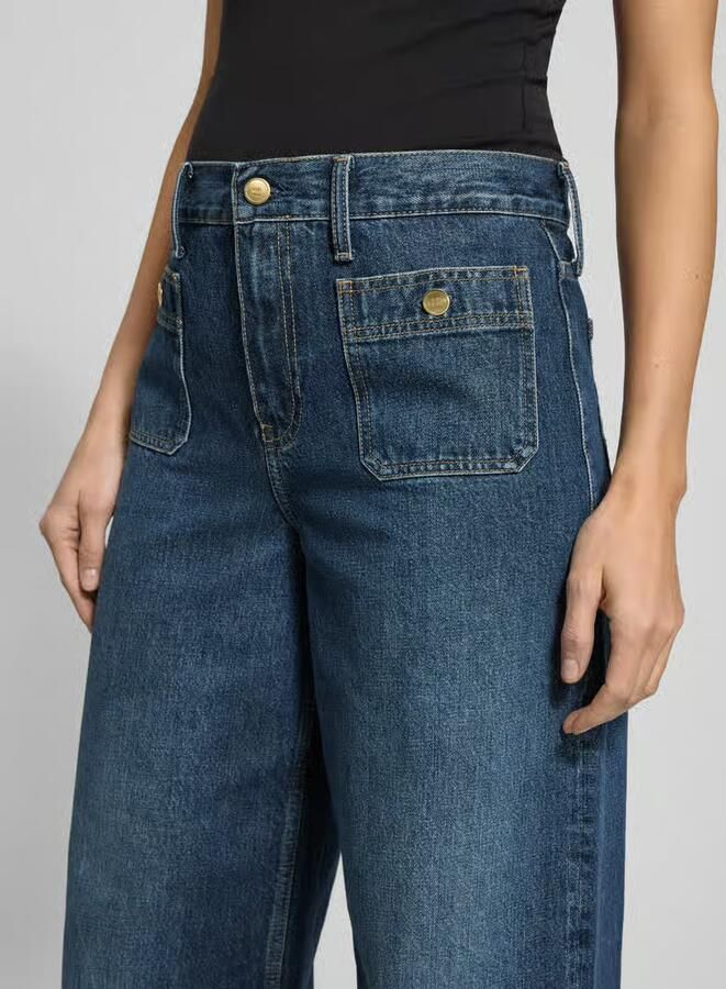 Tommy Hilfiger High rise jeans van puur katoen model 'DNM MINE 70 S WIDE LEG HW' - Foto 2