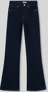 Tommy Hilfiger High waist bootcut-jeans met logodetail