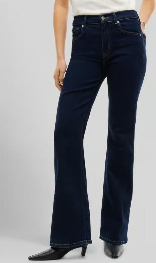 Tommy Hilfiger High waist bootcut-jeans met logodetail - Foto 2