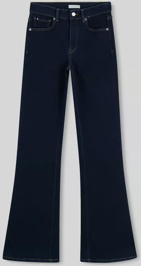 Tommy Hilfiger High waist bootcut-jeans met logodetail - Foto 4