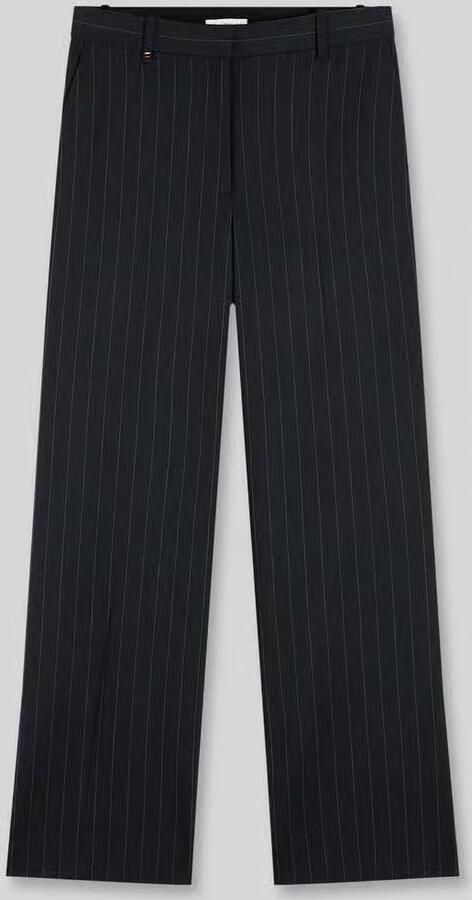 Tommy Hilfiger High waist zakelijke broek met logodetail - Foto 3