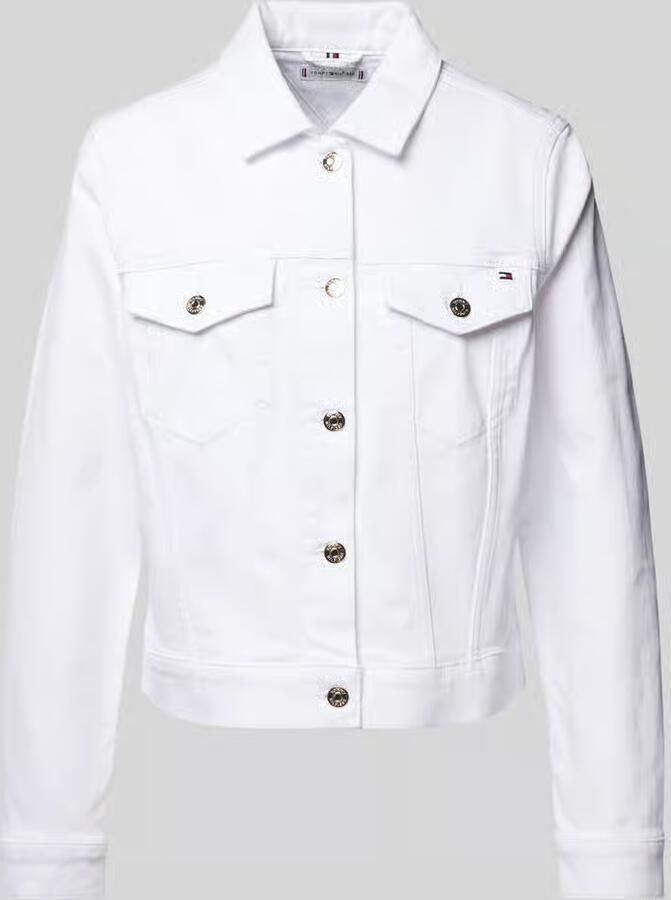 Tommy Hilfiger Jeansjack DNM SLIM JACKET WHITE met veelzijdig ontwerp - Foto 10