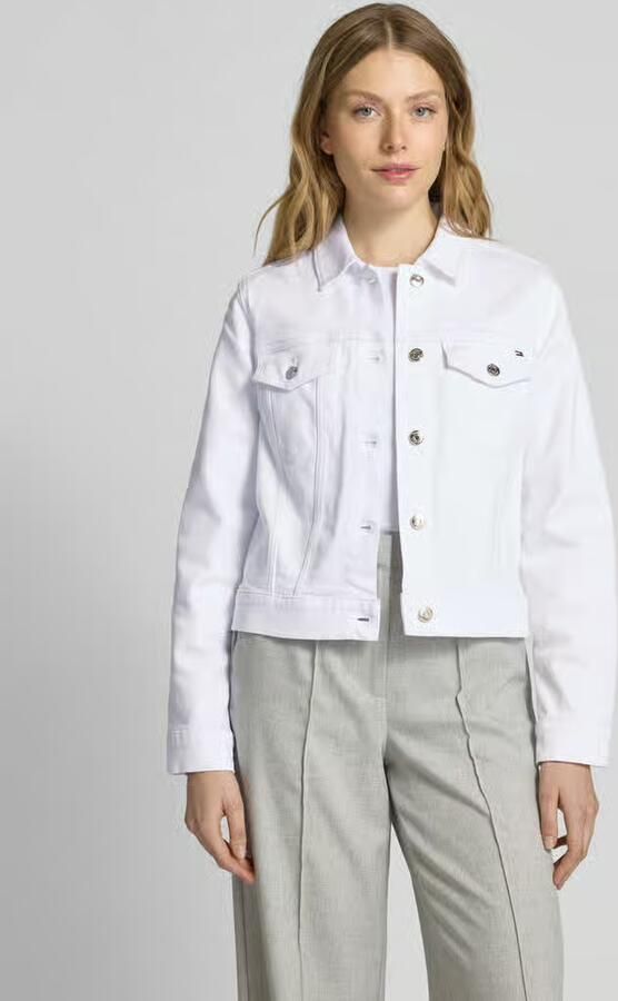 Tommy Hilfiger Jeansjack DNM SLIM JACKET WHITE met veelzijdig ontwerp - Foto 11