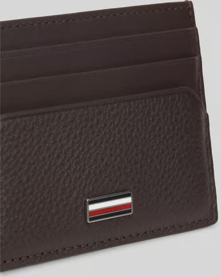 Tommy Hilfiger Kaartetui van echt leer - Foto 2