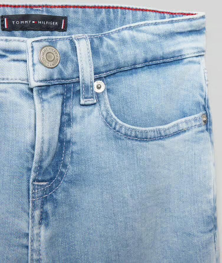 Tommy Hilfiger Kids Korte jeans met labeldetails - Foto 2