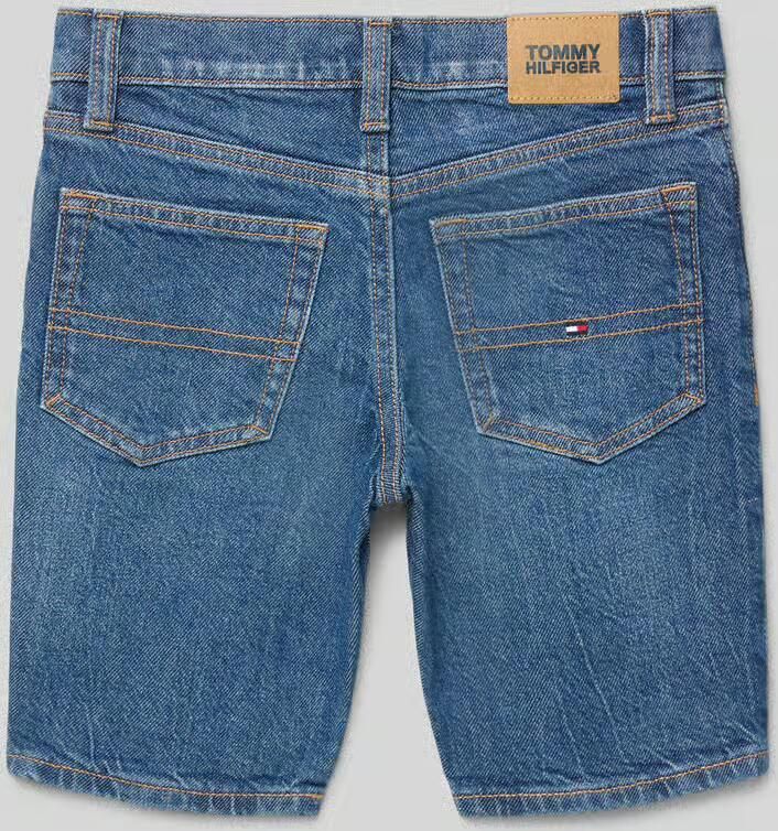 Tommy Hilfiger Kids Korte jeans met logostitching model 'SCANTON'