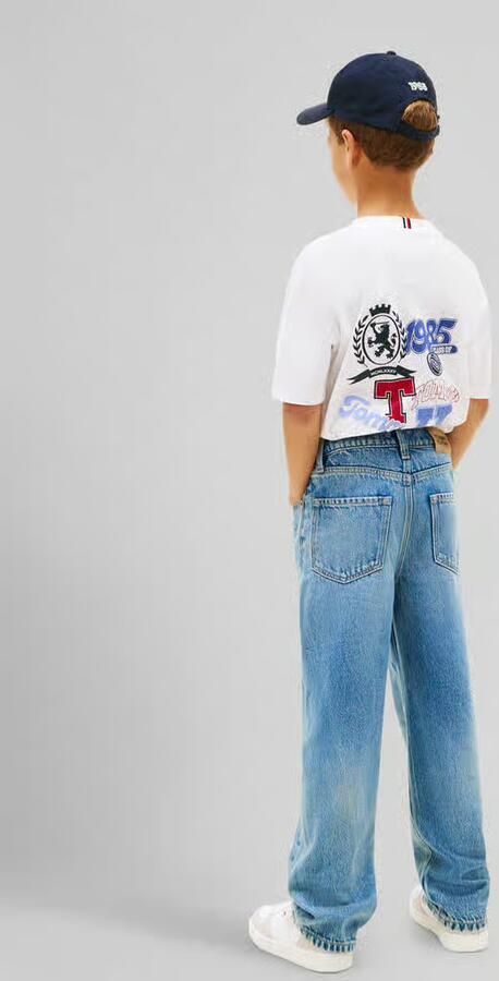 Tommy Hilfiger Kids loose fit jeans met 5-pocketmodel - Foto 3