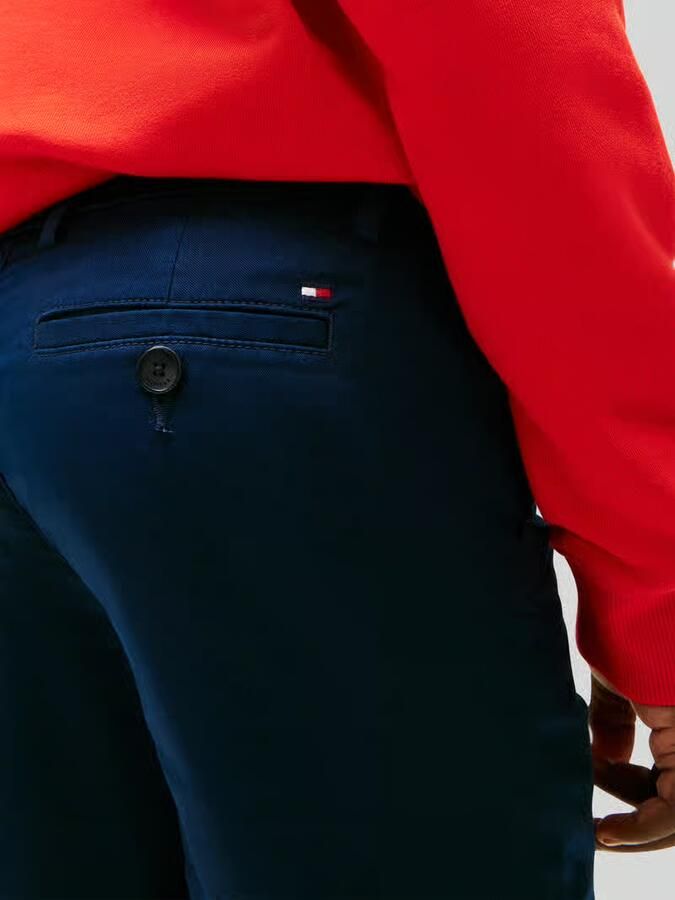 Tommy Hilfiger Teens regular fit chino-shorts van katoenmix