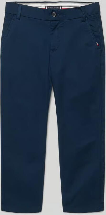 Tommy Hilfiger Kids Regular fit chino van katoenmix