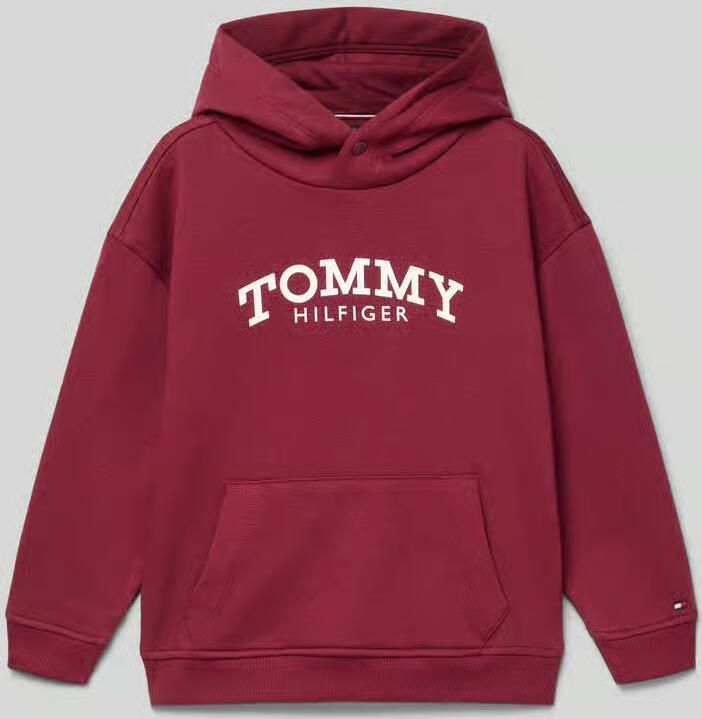 Tommy Hilfiger Kids Regular fit hoodie van katoenmix
