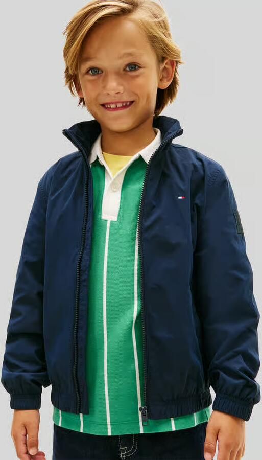 Tommy Hilfiger Kids regular fit jack met capuchon met ritssluiting - Foto 3