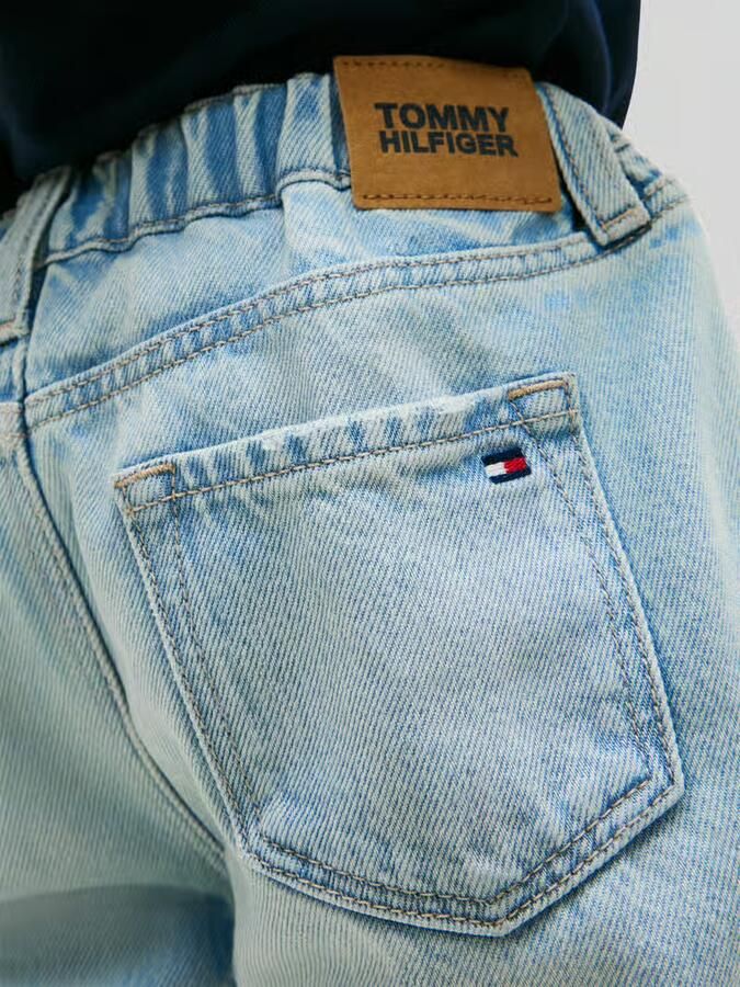 Tommy Hilfiger Kids regular fit korte jeans met 5-pocketmodel