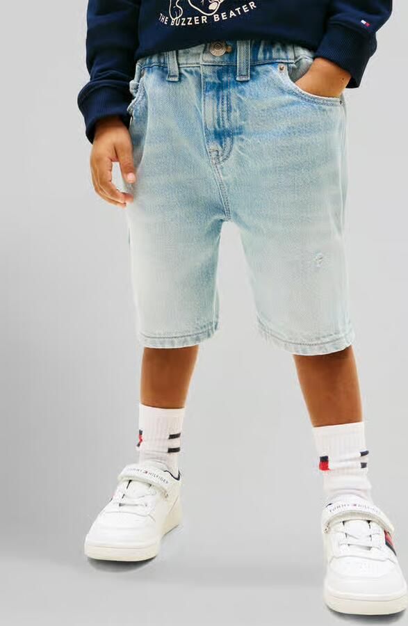 Tommy Hilfiger Kids regular fit korte jeans met 5-pocketmodel - Foto 3