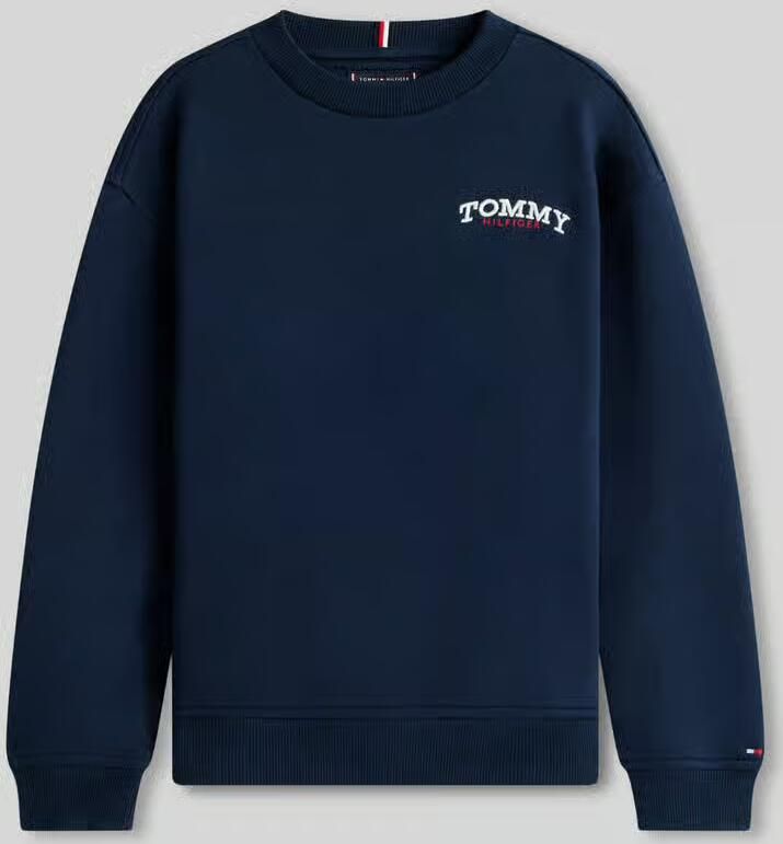 Tommy Hilfiger Kids regular fit sweatjack van katoenmix