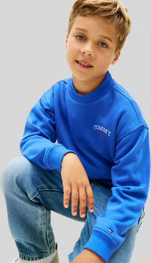 Tommy Hilfiger Kids regular fit sweatjack van katoenmix