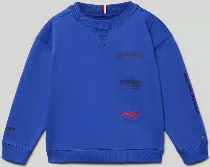 Tommy Hilfiger Kids Regular fit sweatshirt van katoenmix