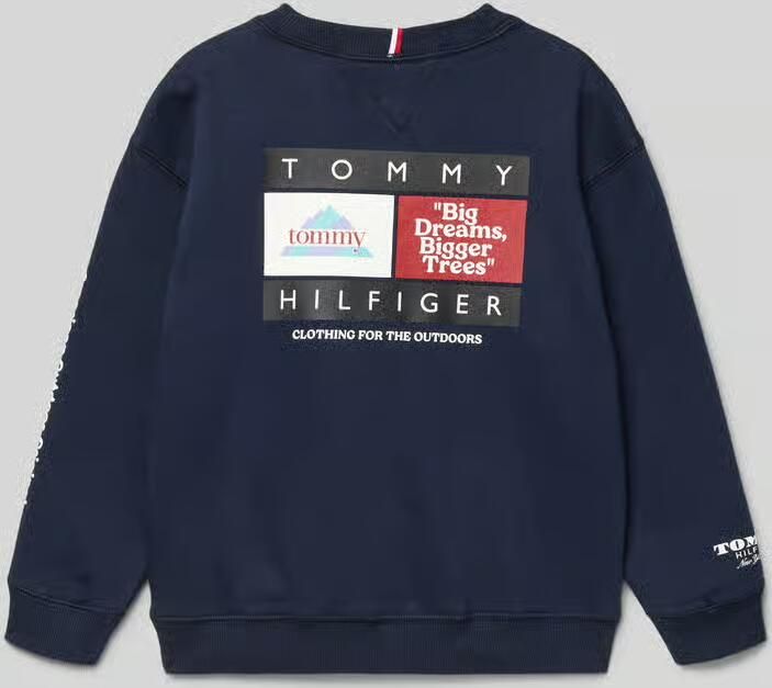 Tommy Hilfiger Kids Regular fit sweatshirt van katoenmix - Foto 2