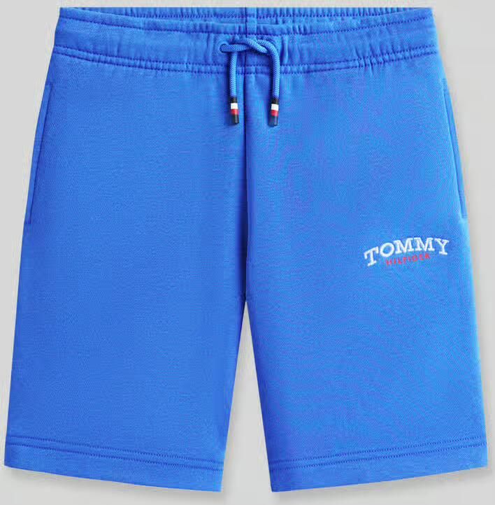 Tommy Hilfiger Teens Regular fit sweatshorts van katoenmix