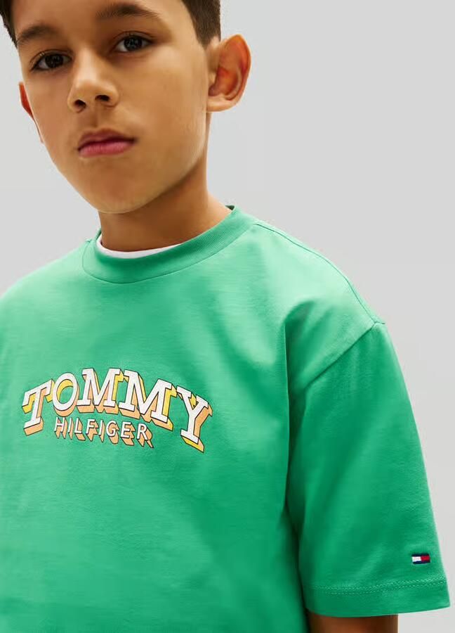 Tommy Hilfiger Kids regular fit T-shirt van puur katoen