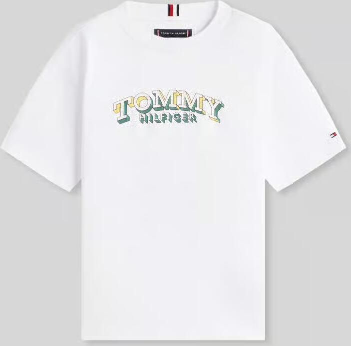Tommy Hilfiger Kids regular fit T-shirt van puur katoen - Foto 2