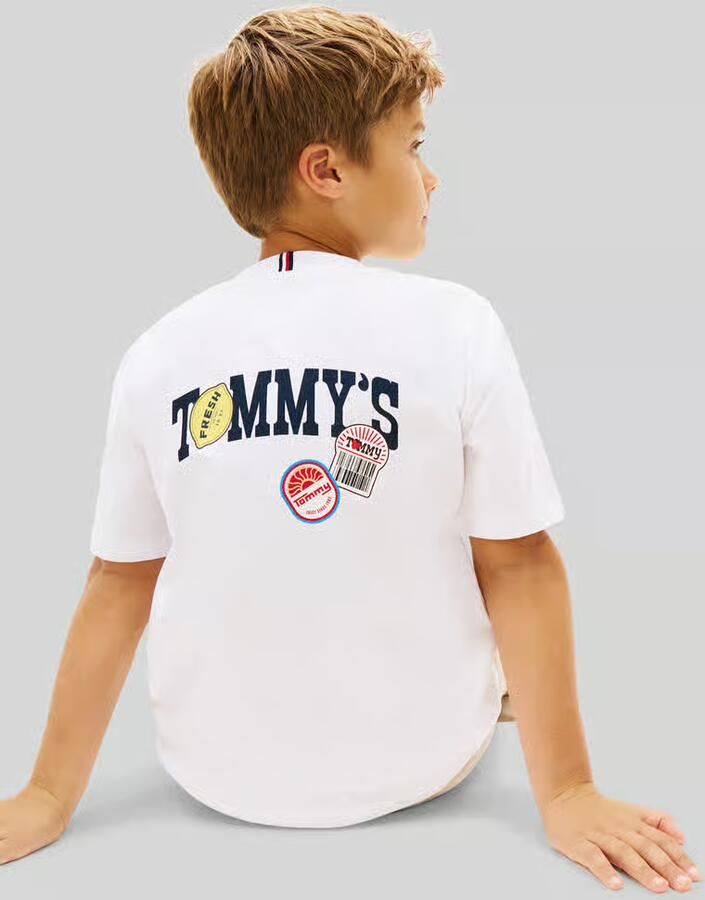 Tommy Hilfiger Kids regular fit T-shirt van puur katoen