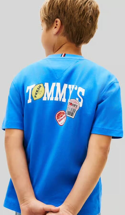 Tommy Hilfiger Kids regular fit T-shirt van puur katoen - Foto 4